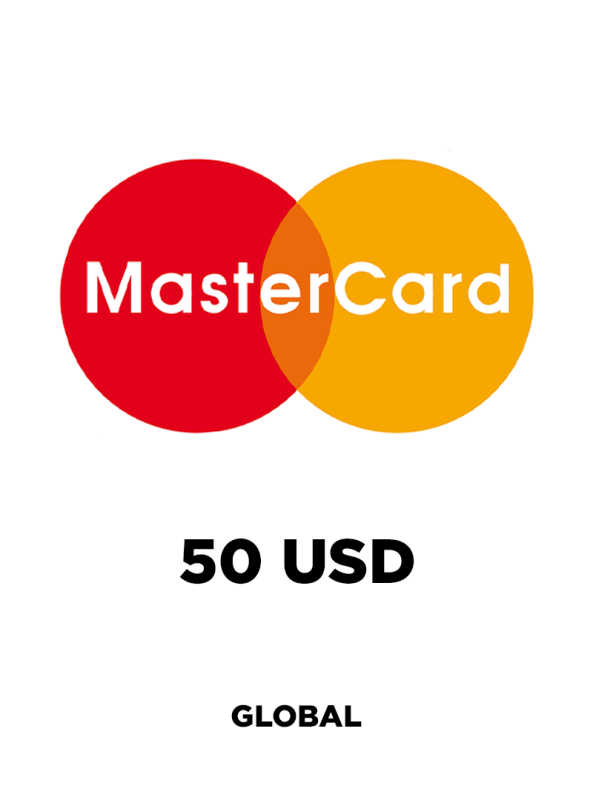 Prepaid Virtual Mastercard 50 USD - GLOBAL